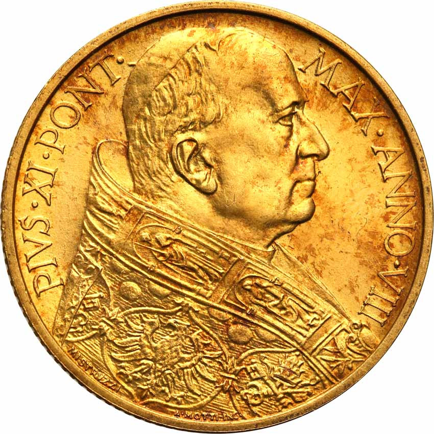Watykan. Pius XI 1922-1937, 100 lirów 1929